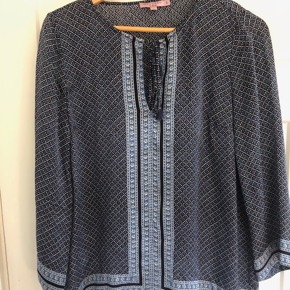 calypso silk blouse